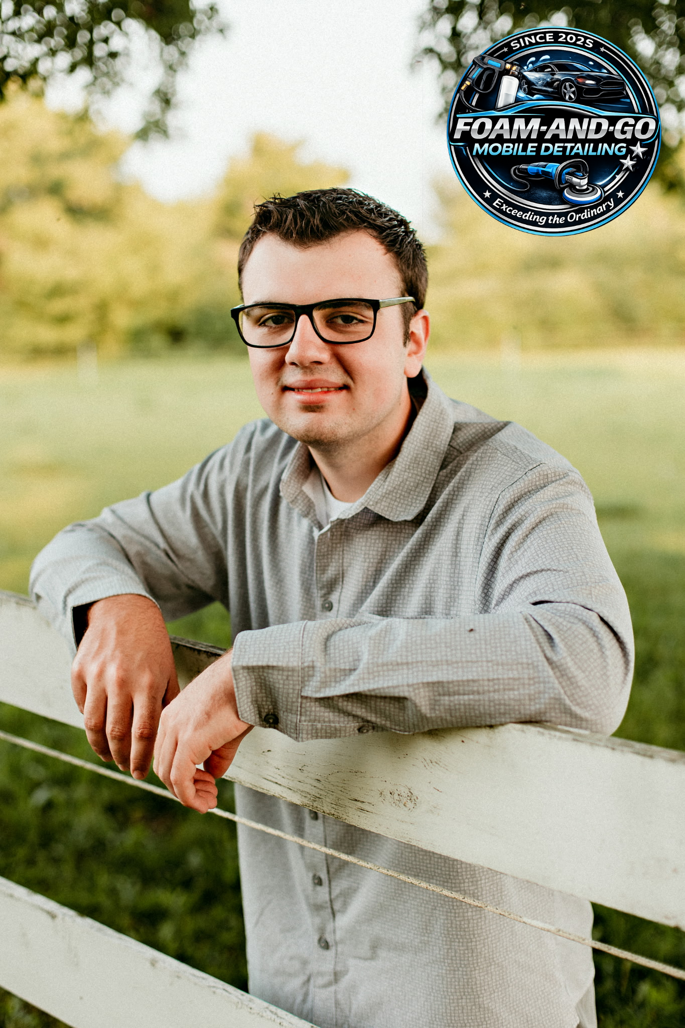 Carter Lund, owner of Foam-and-Go Detailing